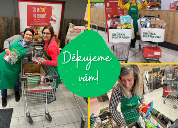 Rekordní výsledek podzimního kola Sbírky potravin 