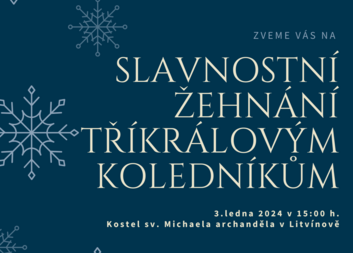 Komunitní centrum Janov zve na slavnostní žehnání tříkrálovým koledníkům 