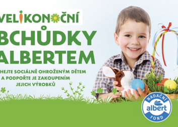 Jsou tady velikonoční obchůdky s Albertem!