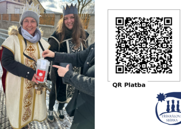 Tříkrálová sbírka 2025: Jak zaplatit QR kódem