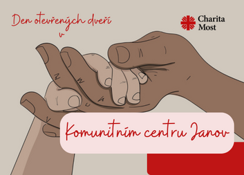 Den otevřených dveří Charity Most v Komunitním centru Janov